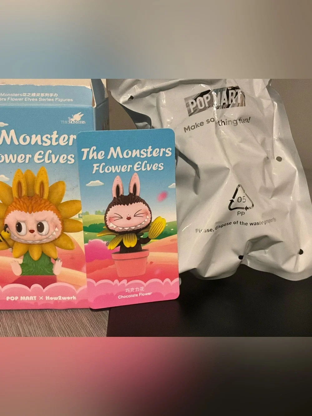 POP MART The Monsters Flower Elves - Confirmed Chocolate Flower